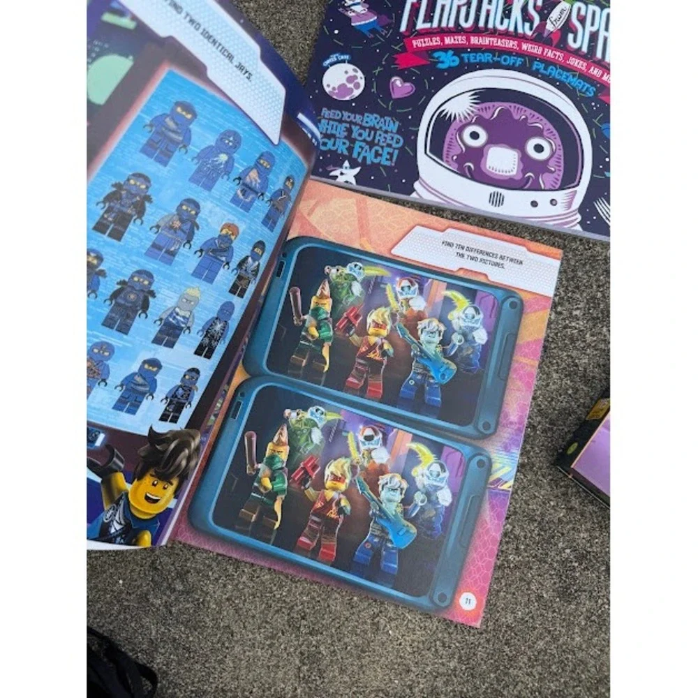 Space LEGO Ninjago Activity Book Set Bundle Multicolor Creative Play